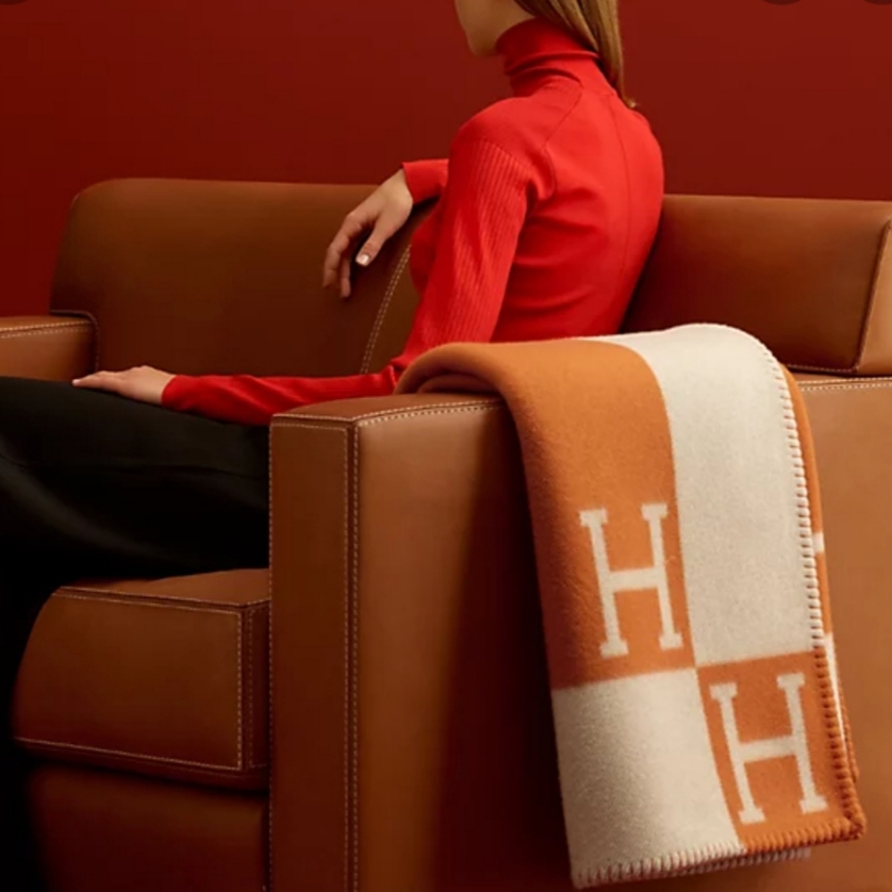 Hermes Avalon throw blanket/nursery baby blanket